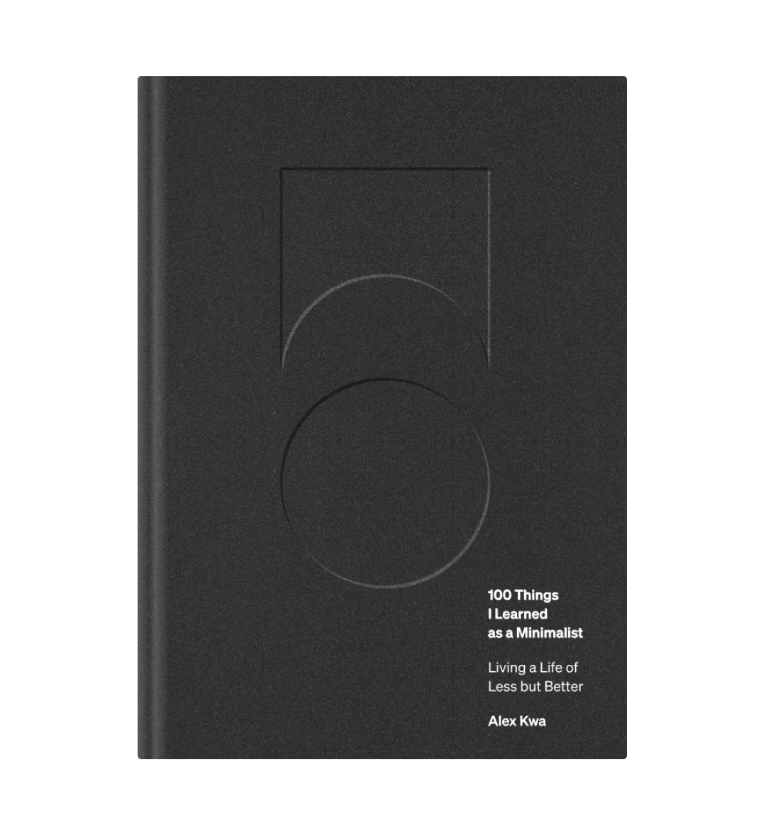 Book cover for 100 things I learned as a minimalist