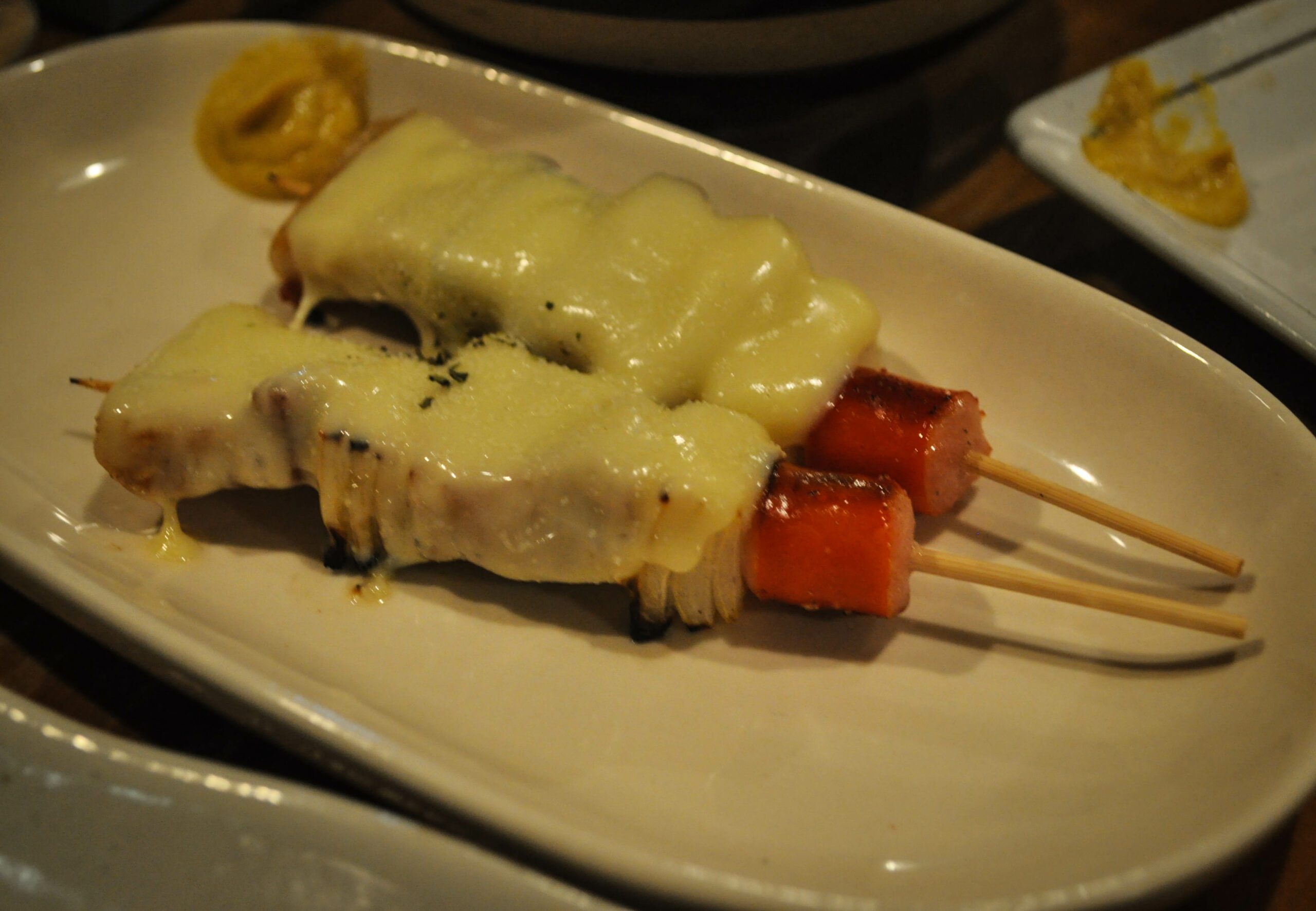 Buta Cheese Yakitori