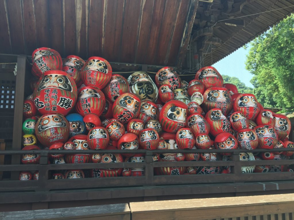 Make a wish upon a Daruma at Shorinzan Daruma-ji Temple in Gunma