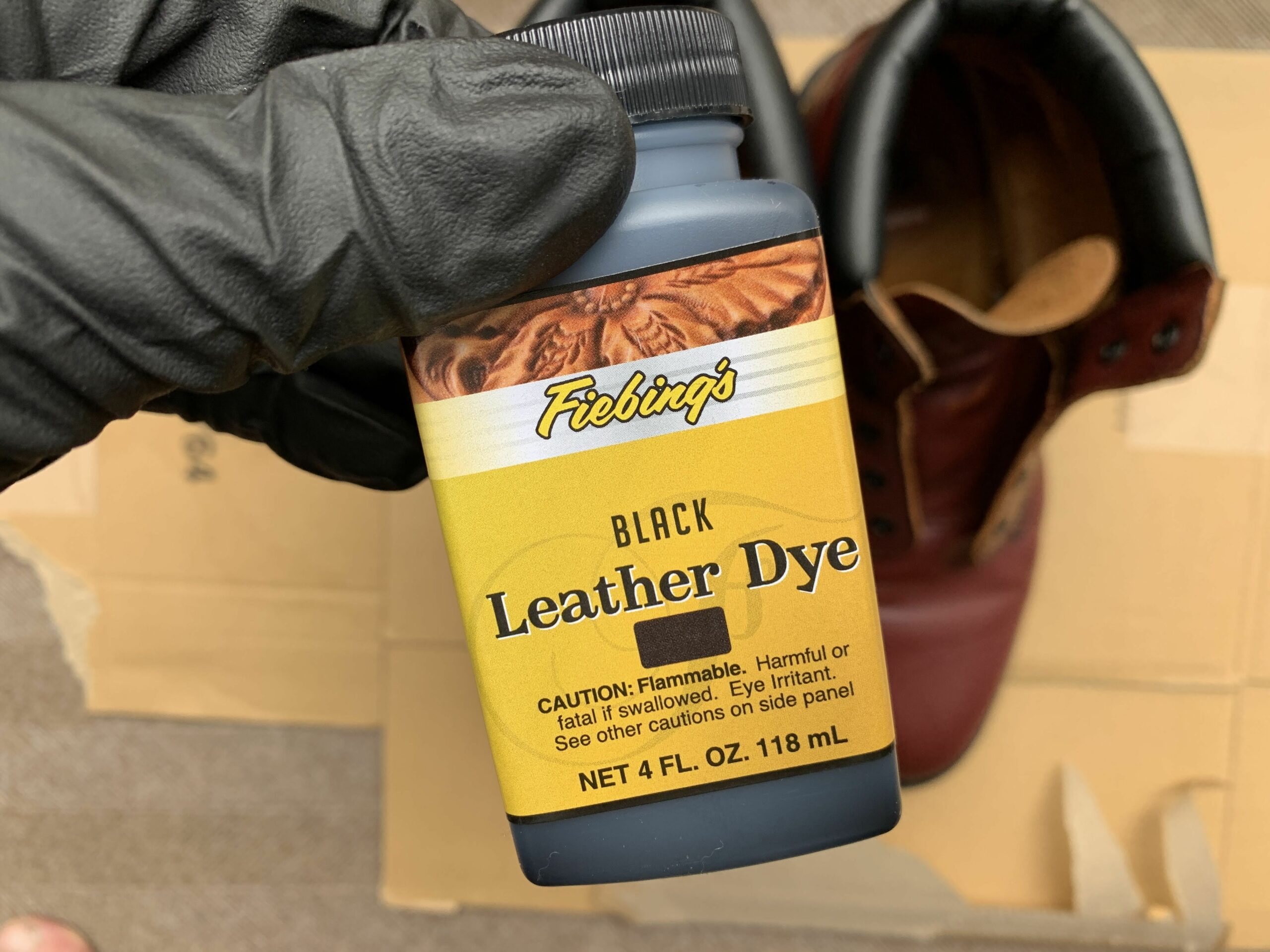 Black Leather Dye - how to use it for best results