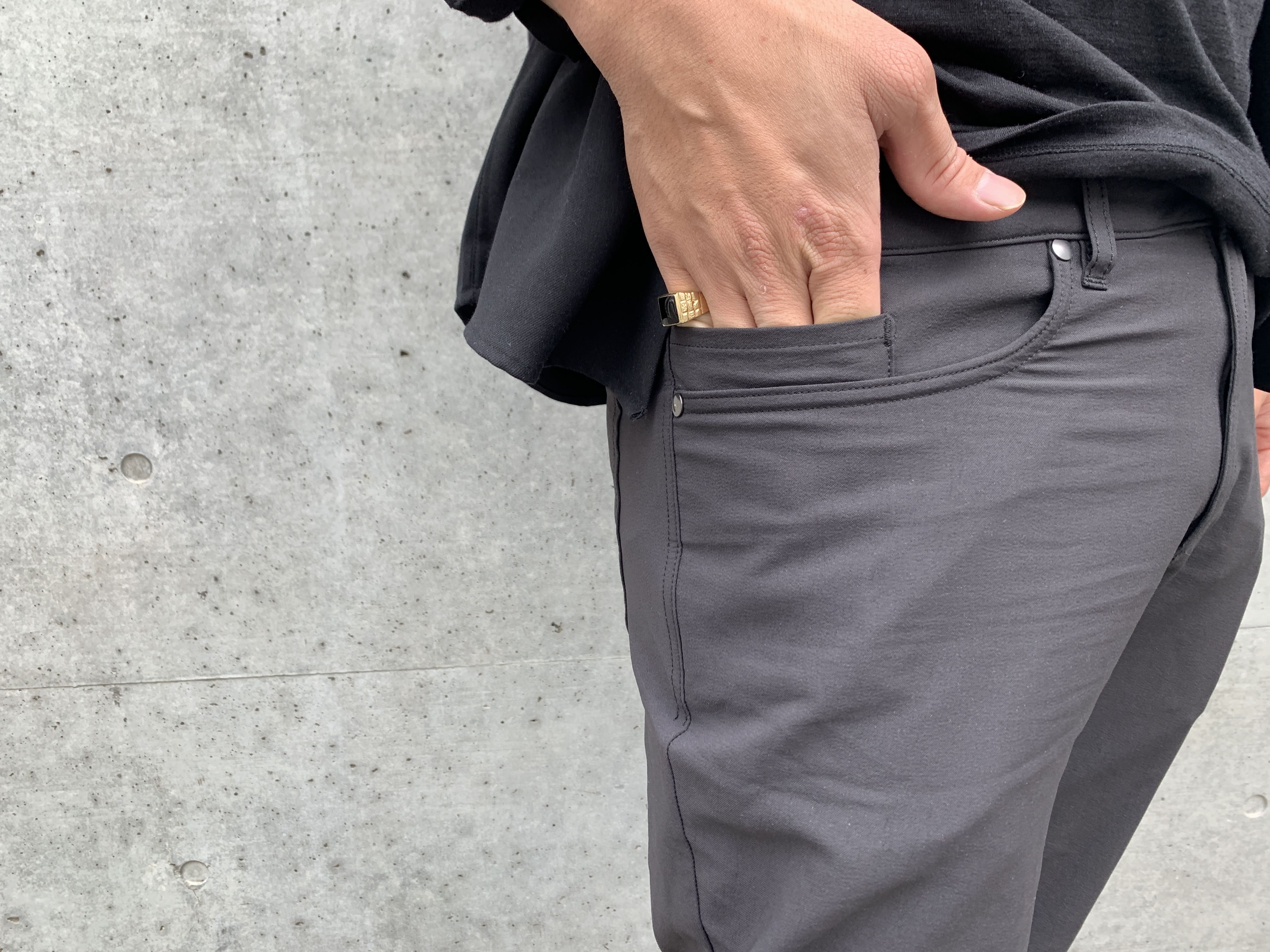 Featuring this small pocket for the Olivers Passage Pants review.