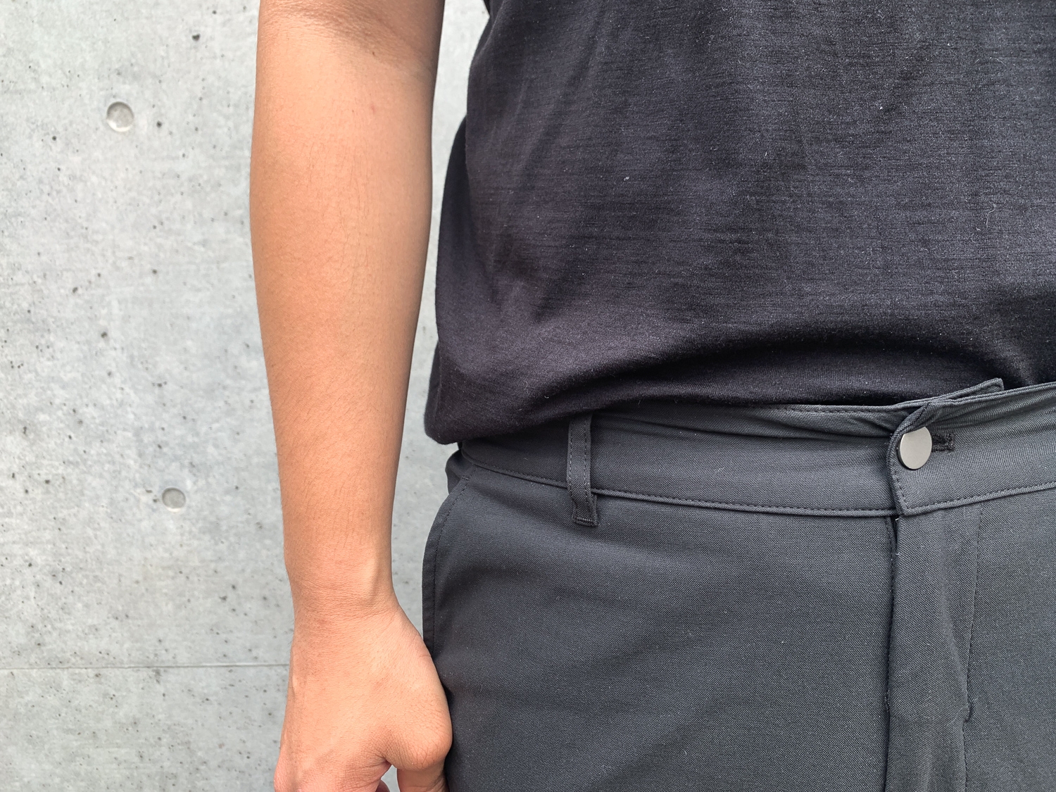 The Outlier Futureworks is more charcoal than black.
