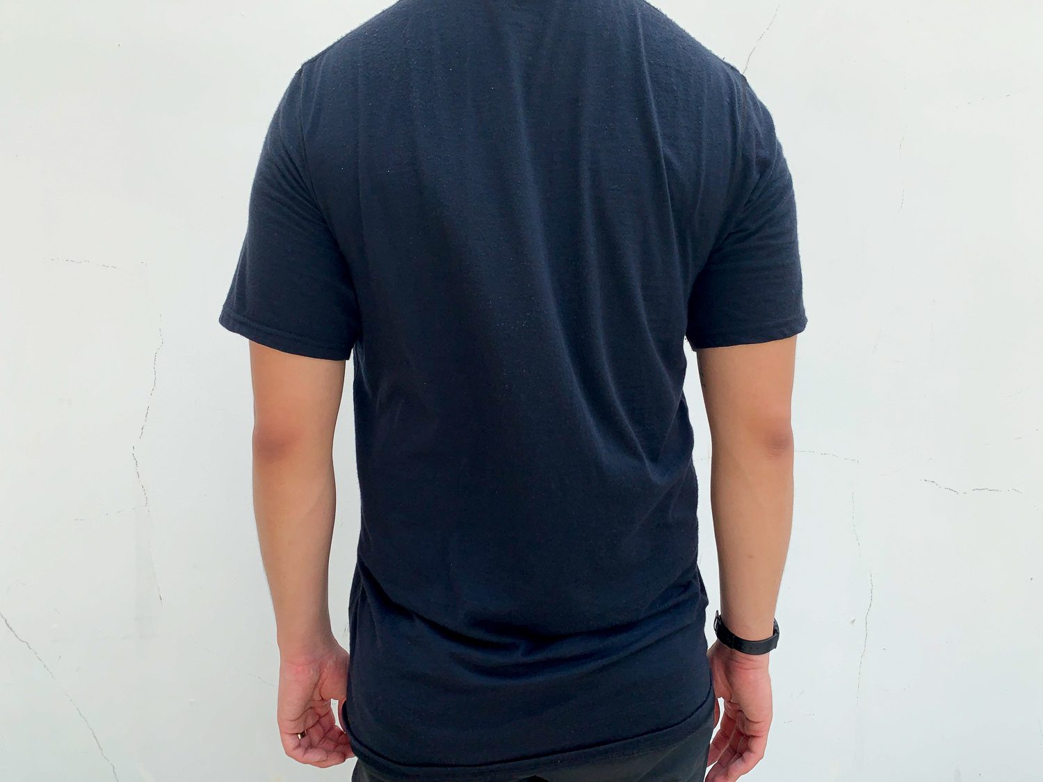 The back of the WoolX Endurance Tee.