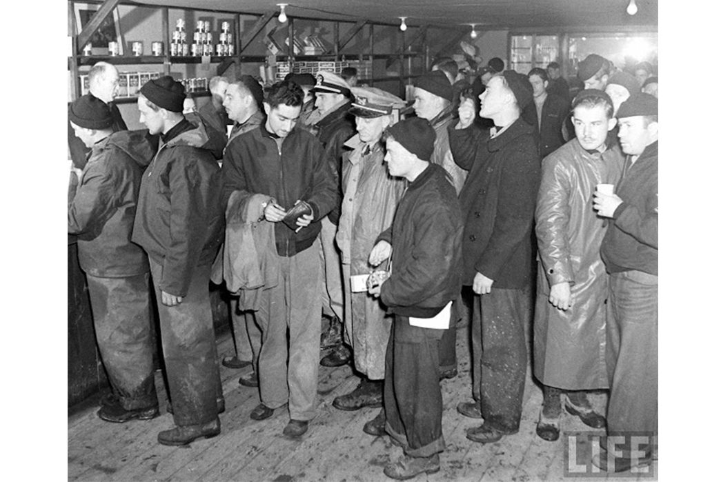 Wool watch caps were issued to Navy men to help them fight the brutal cold and still look cool.