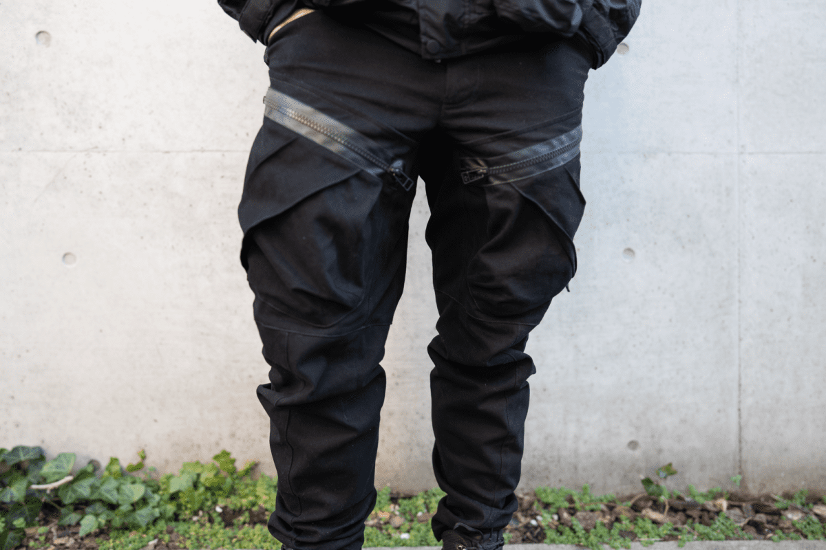 Riot Division 2 Pockets Zipped Heavy Cotton Pants - Alex Kwa