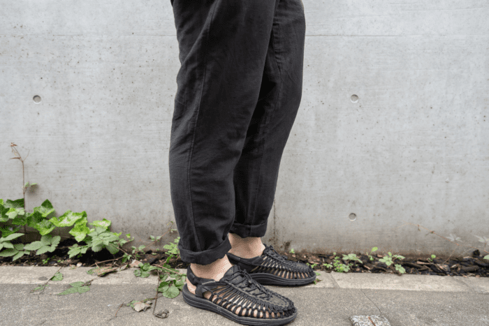 outlier injected linen pants review