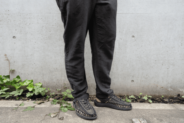 outlier injected linen pants review