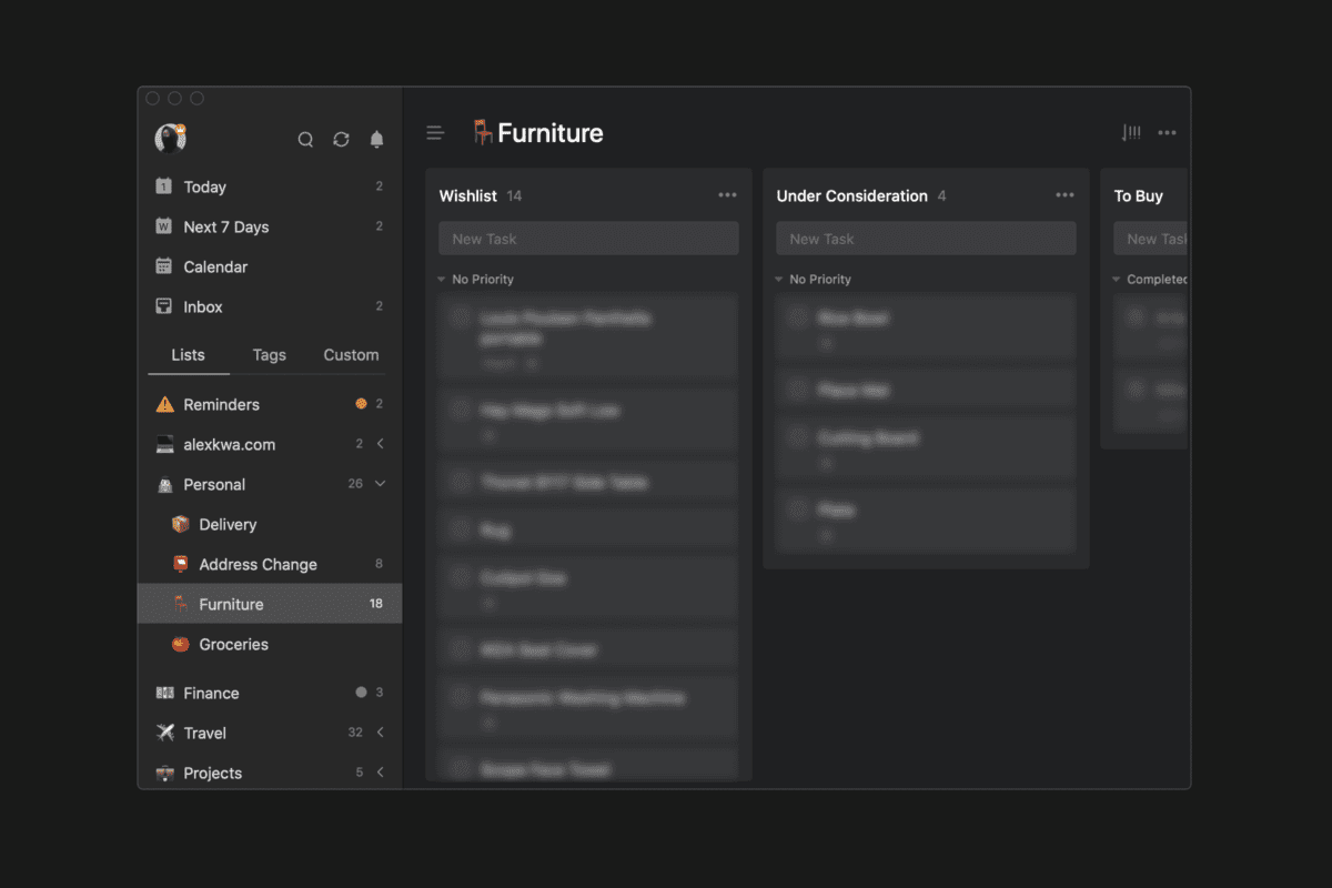 dark view calendar app for mac