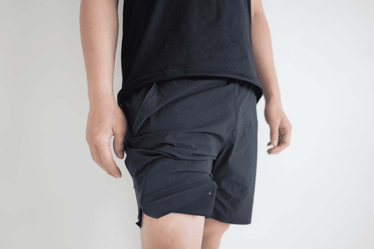 Your pocket's contents will sneak out from below if you get too small a size with the Western Rise Movement Short.