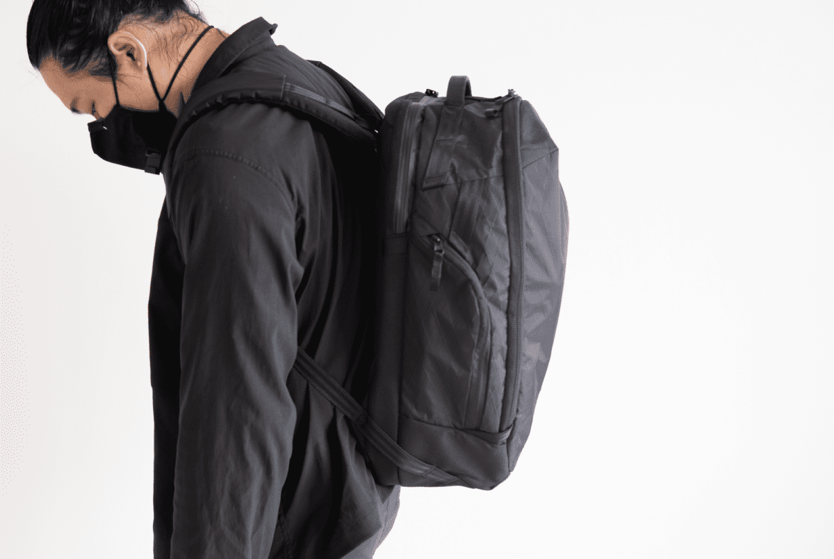 The Able Carry Max Backpack is not too big for a daily carry.