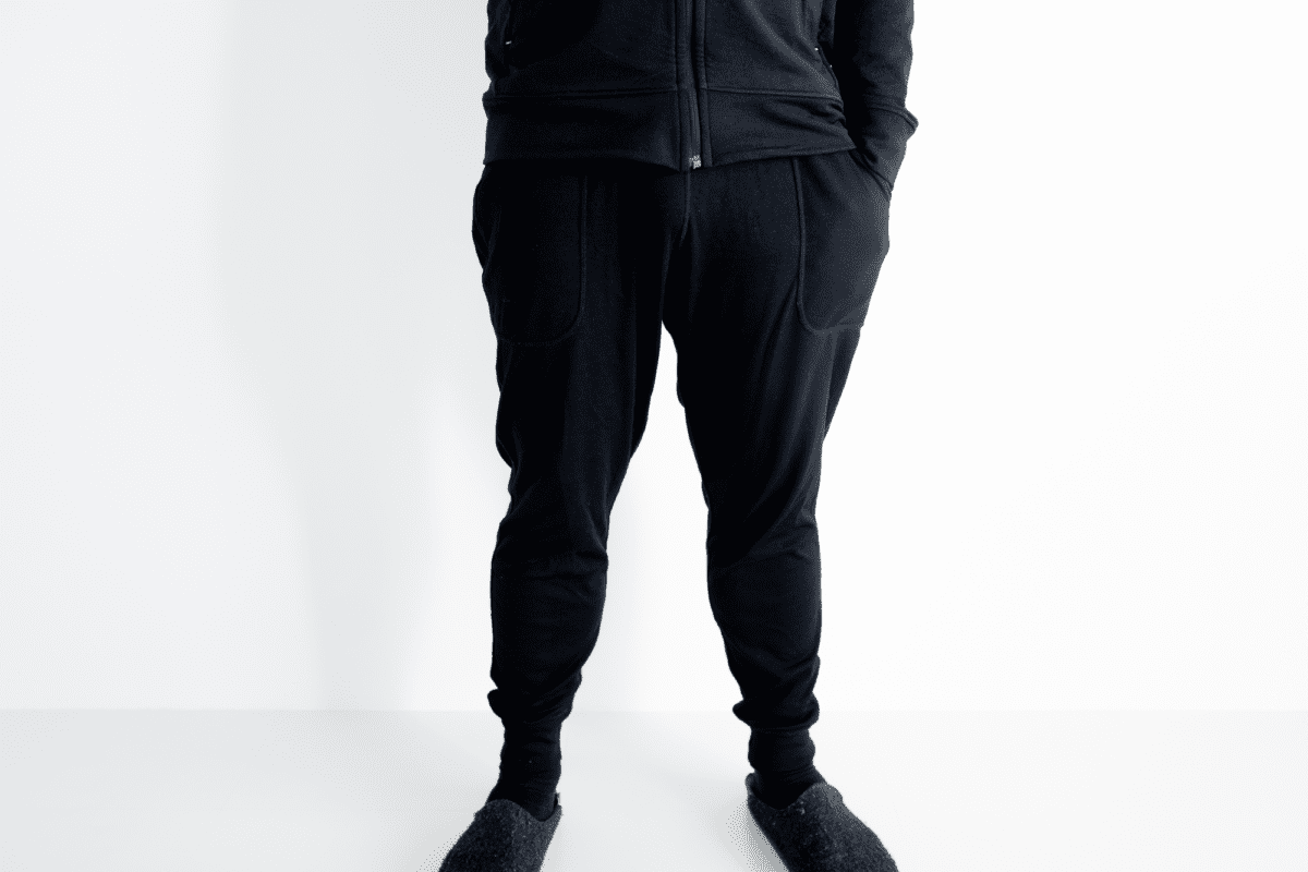 Wool&Prince | Interlock Knit Jogger - Black