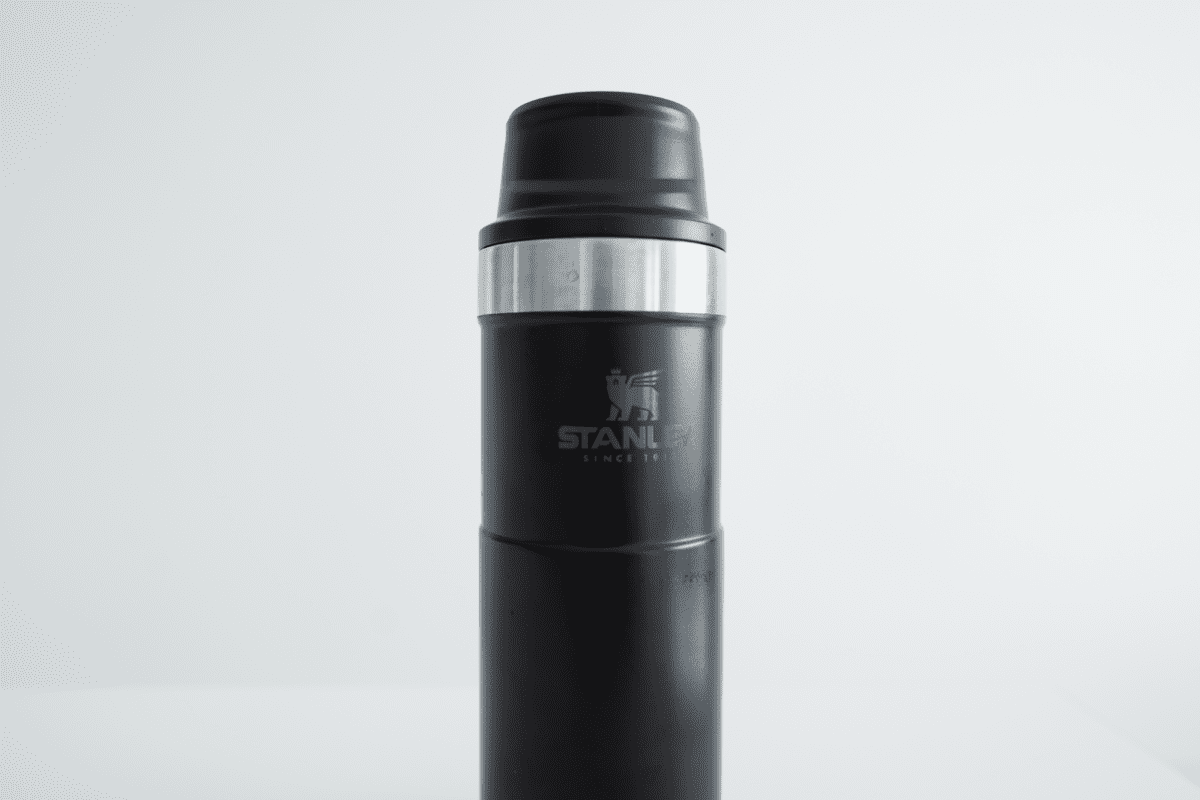 STANLEY Trigger Action Travel Mug 0.35L - Keeps Hot for 5 Hours - BPA-Free  - Thermos Flask for Hot or Cold Drinks - Leakproof Reusable Coffee Cup 