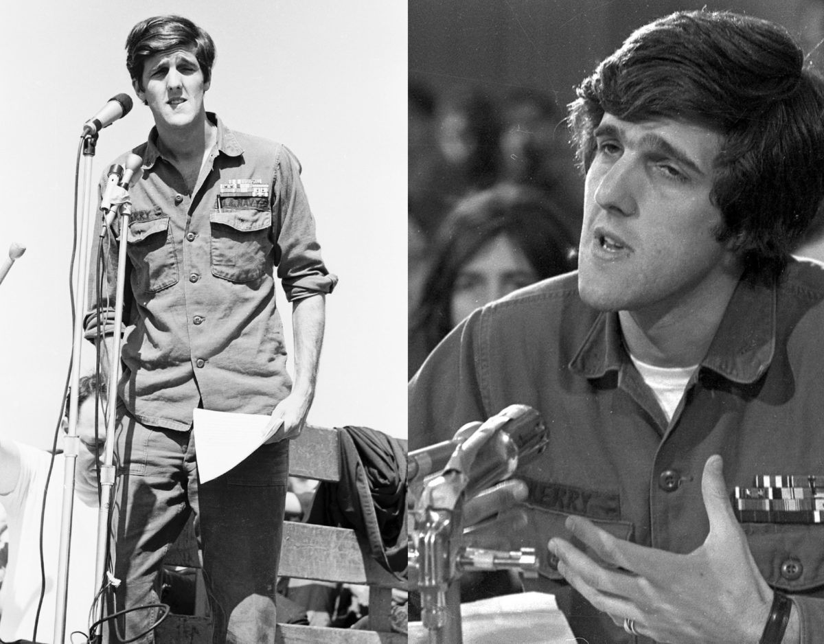 John Kerry in a M-65 jacket.