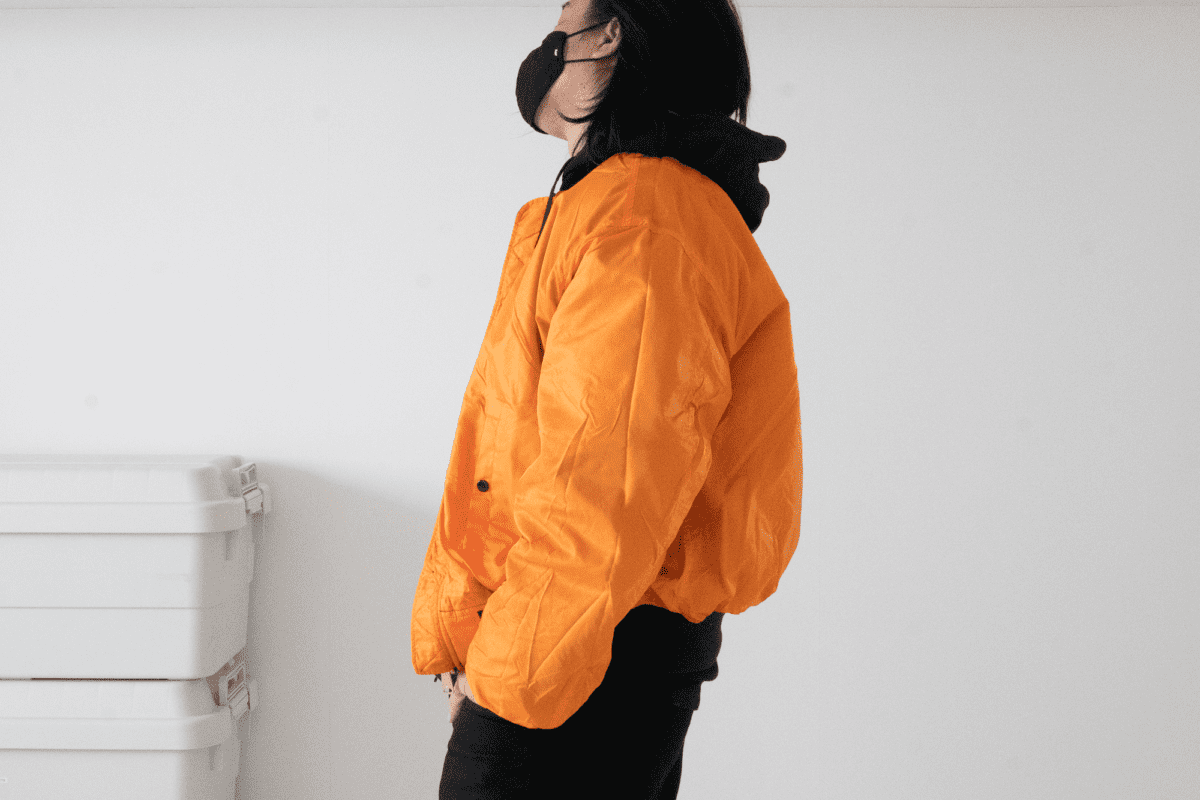 Alpha industries hot sale bomber orange